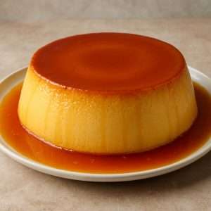 Mexiacan Flan with Caramel Sauce