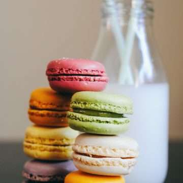 Colorful macaron recipe