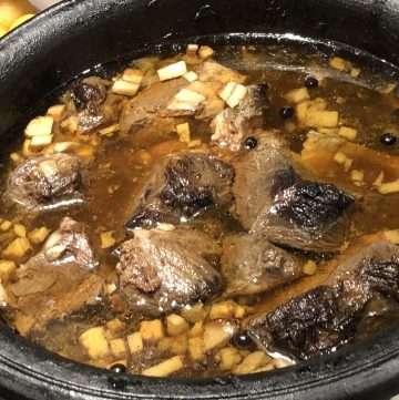 pot beef stew Portuguese style