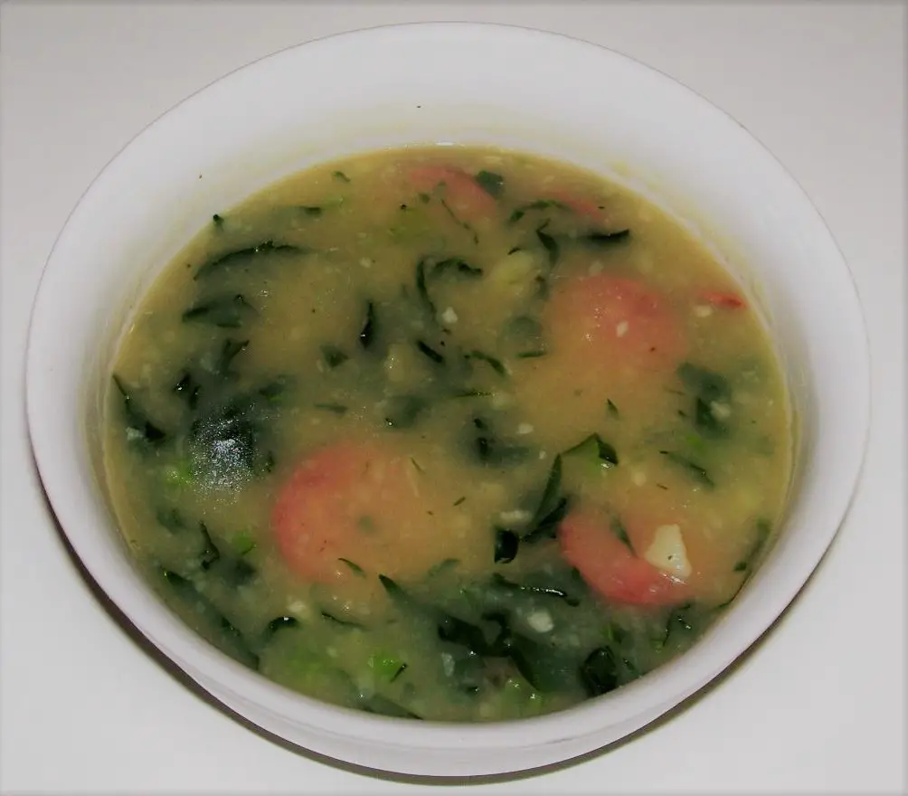 Portuguese Caldo Verde Soup Recipe (Collard Soup)