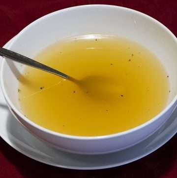 healthy broth chicken
