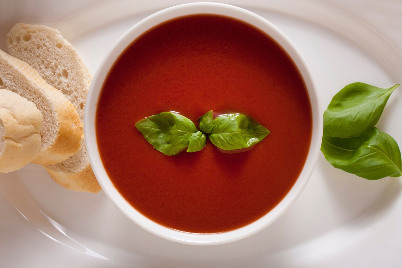 Easy French Tomato Soup Recipe With Homemade Croutons