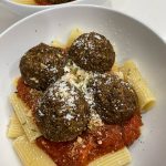 Vegetarian eggplant meatballs