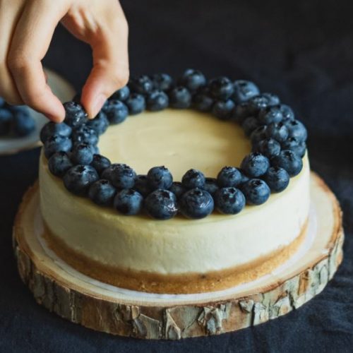 no bake blueberry cheesecake
