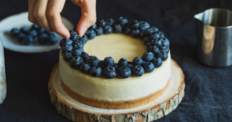 No Bake Vegan Blueberry Cheesecake Recipe (No Coconut)