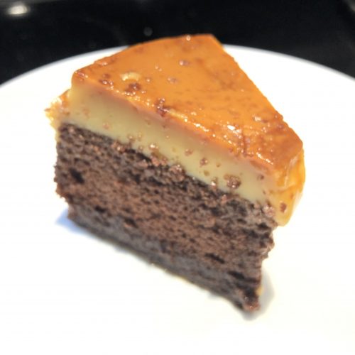 impossible cake chocoflan