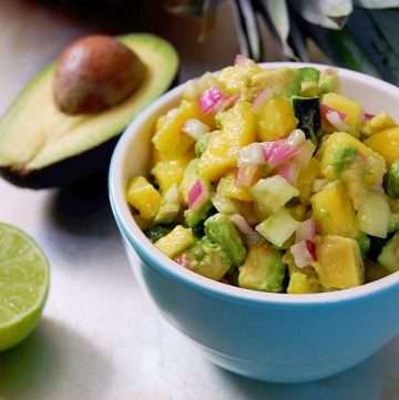 pineapple and avocado salsa