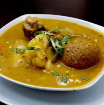 caldo de bolas