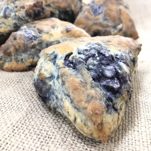 blueberry lemon scones with buttermilk
