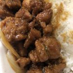 hakka chilli chicken with rice