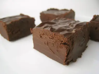 No Bake Soft Dark Chocolate Fudge Bar Recipe (60 Second 2 Ingredient Recipe)  - Gimme Yummy Recipes