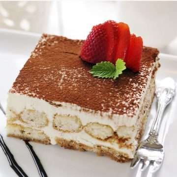 classic tiramisu cake without eggs or mascarpone