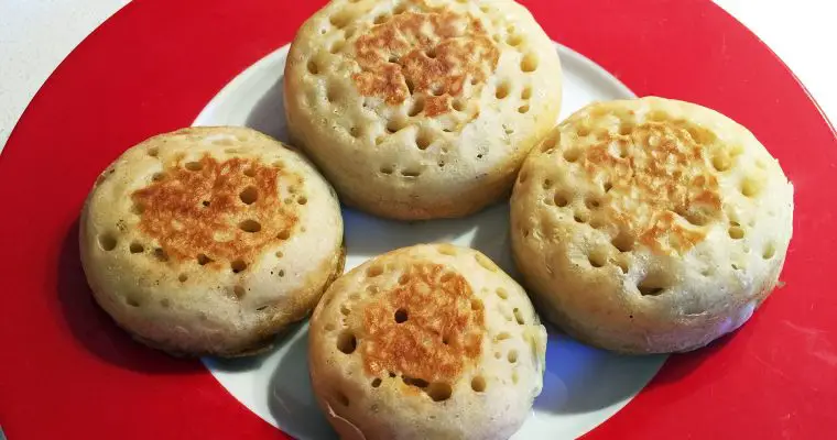 Easy Buttermilk Sourdough Crumpets Recipe Without Yeast