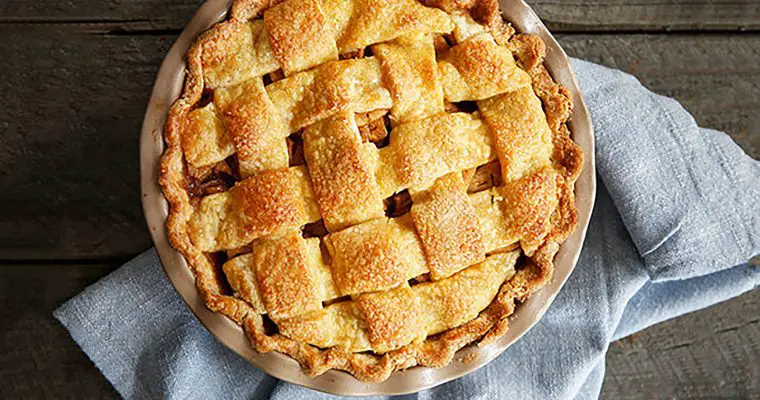 Homemade Deep Dish Apple Pie Recipe With Brown Sugar And Vanilla
