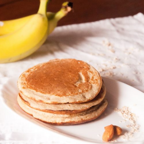 banana gluten free keto hazelnut pancakes