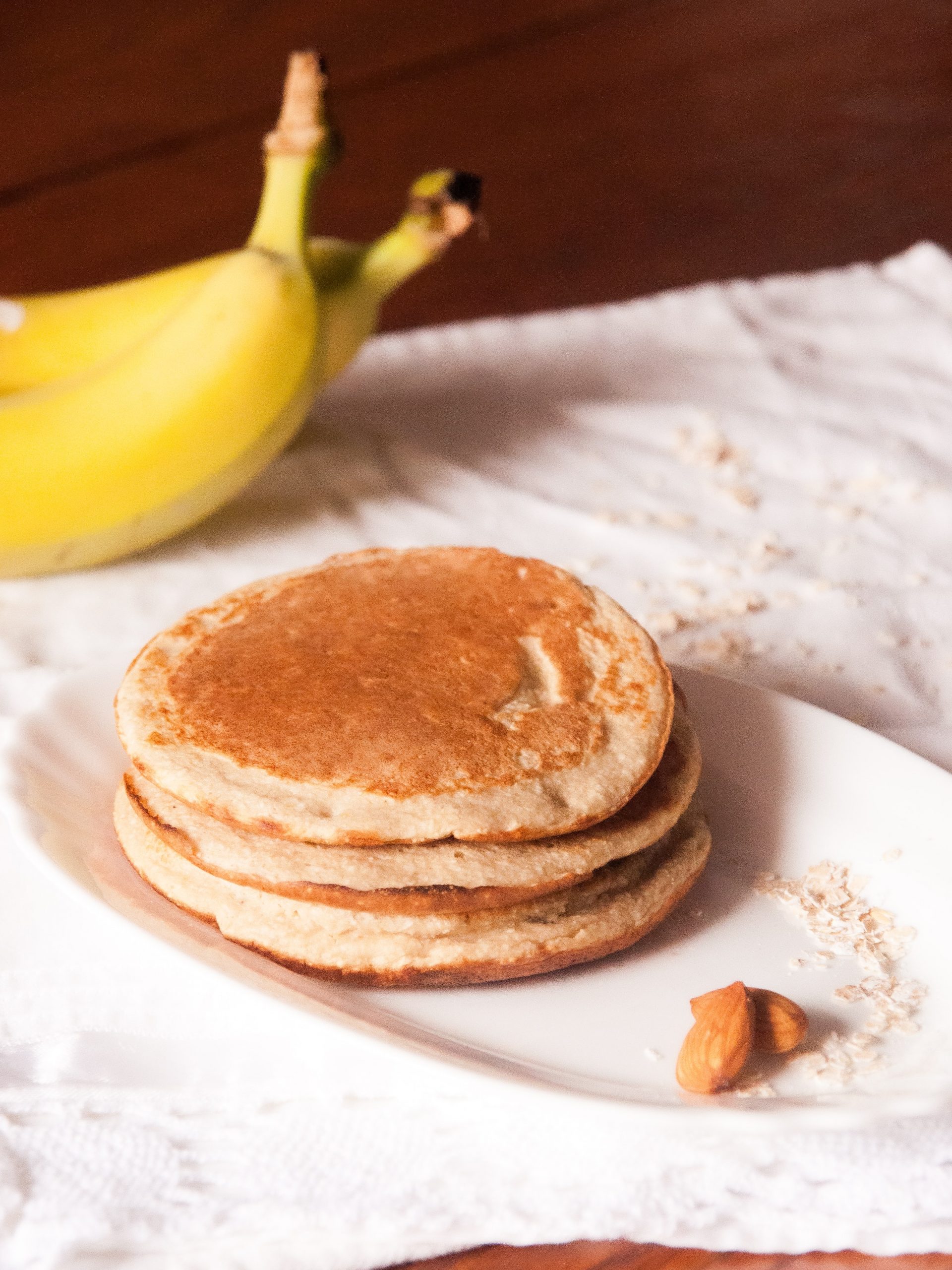 Gluten-Free Keto Banana Hazelnut Pancakes Recipe