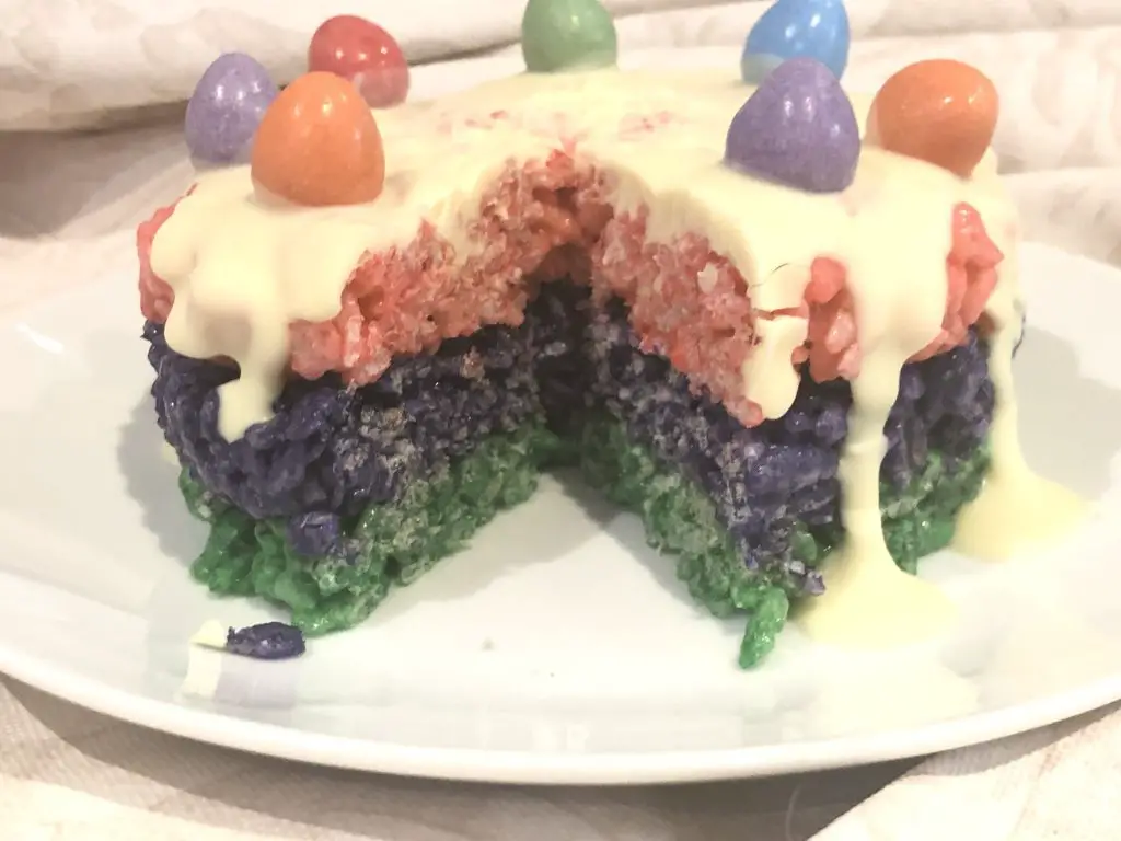 rice krispies cake for easter