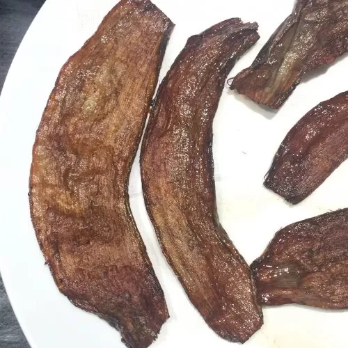 banana plant based vegan bacon