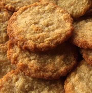 gluten free honey oatmeal cookies