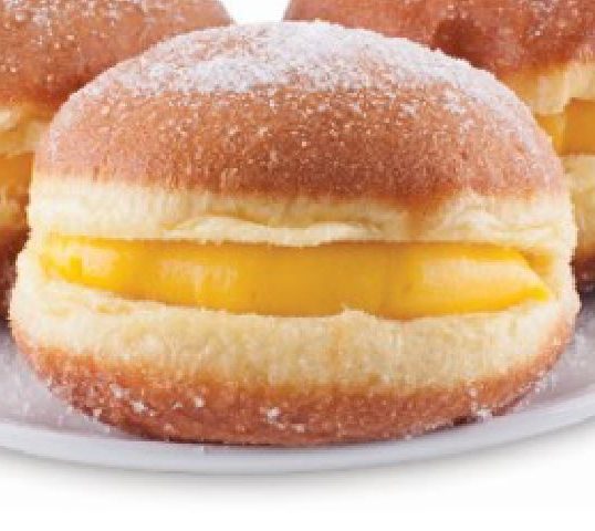 Bola De Berlim Traditional Portuguese Donuts Filled With Custard