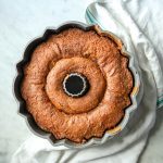 corn cake with condensed milk