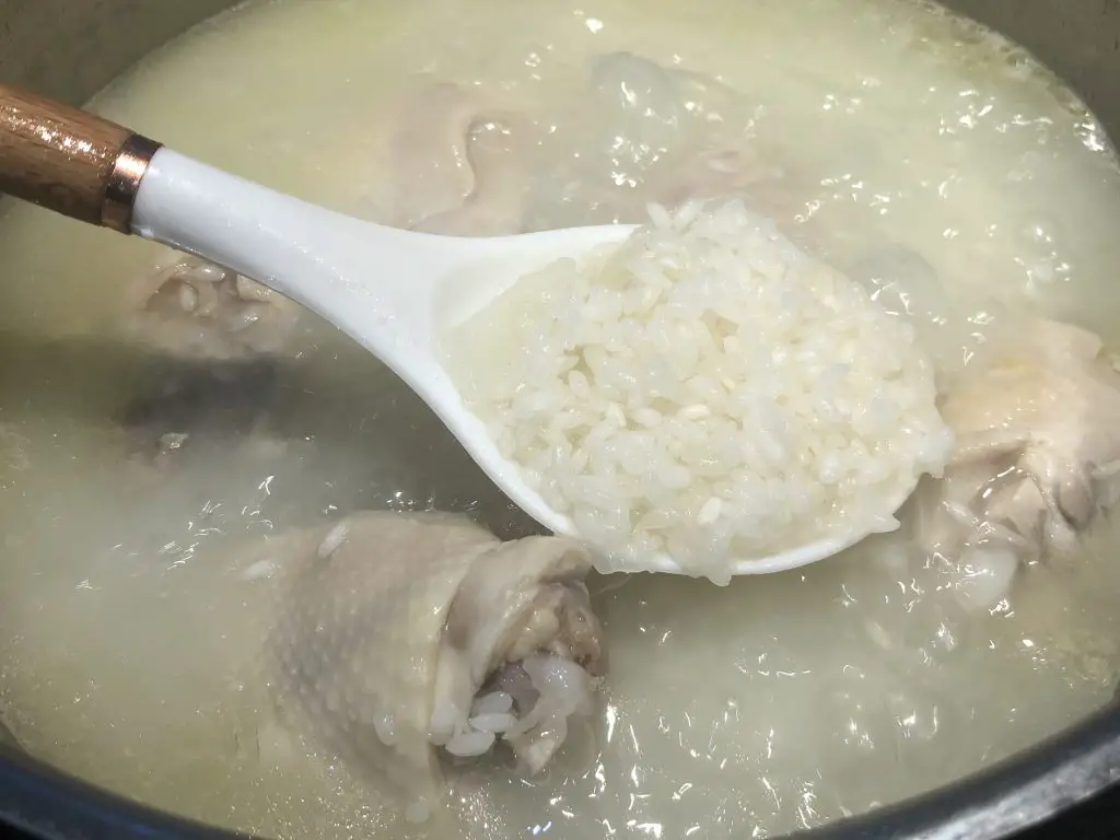 Portuguese chicken and rice soup recipe