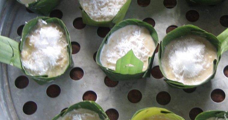 Thai Banana Steamed cake Recipe (Kanom Kluay)