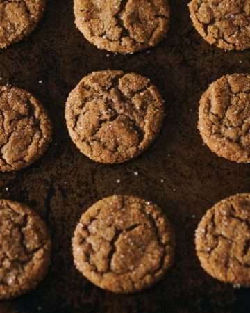 Vegan passion fruit cookies