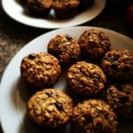 chocolate chip zucchini oatmeal muffins