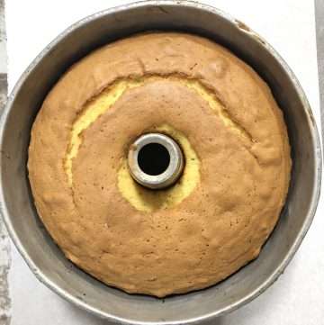 Portuguese honey sponge cake