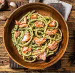 Smoked Salmon And Wild Garlic Pesto Pasta