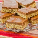Gluten Free No Bake Peanut Butter Oat Bars