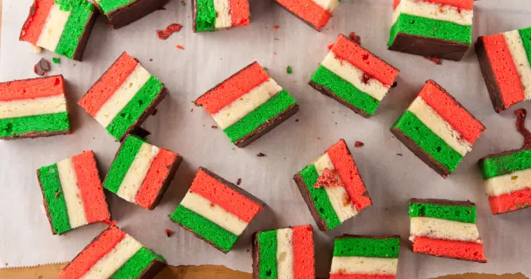 Italian Rainbow Cookies Recipe With Marzipan