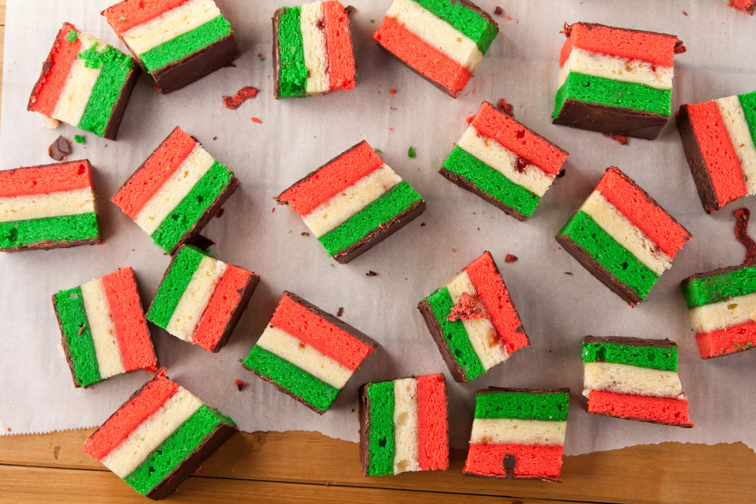 Italian Rainbow Cookies Recipe With Marzipan