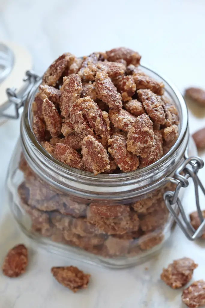 Easy Candied Pecans and Almonds Recipe Gimme Yummy