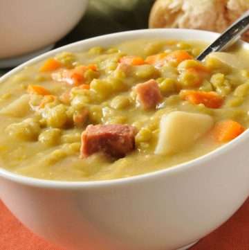 Homemade Split Pea Soup With Ham