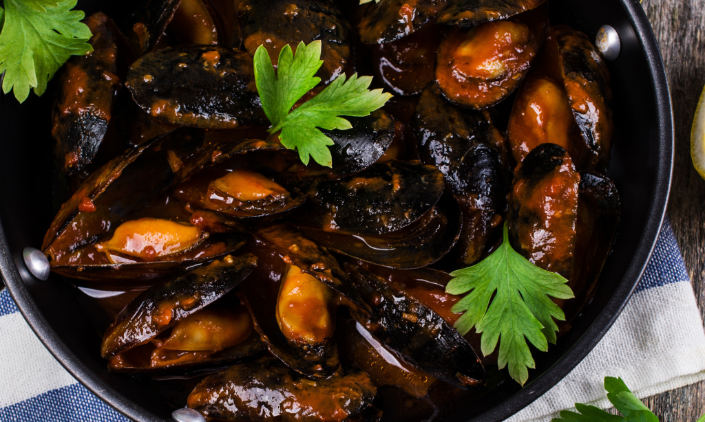 Traditional Portugese Mussels Dish