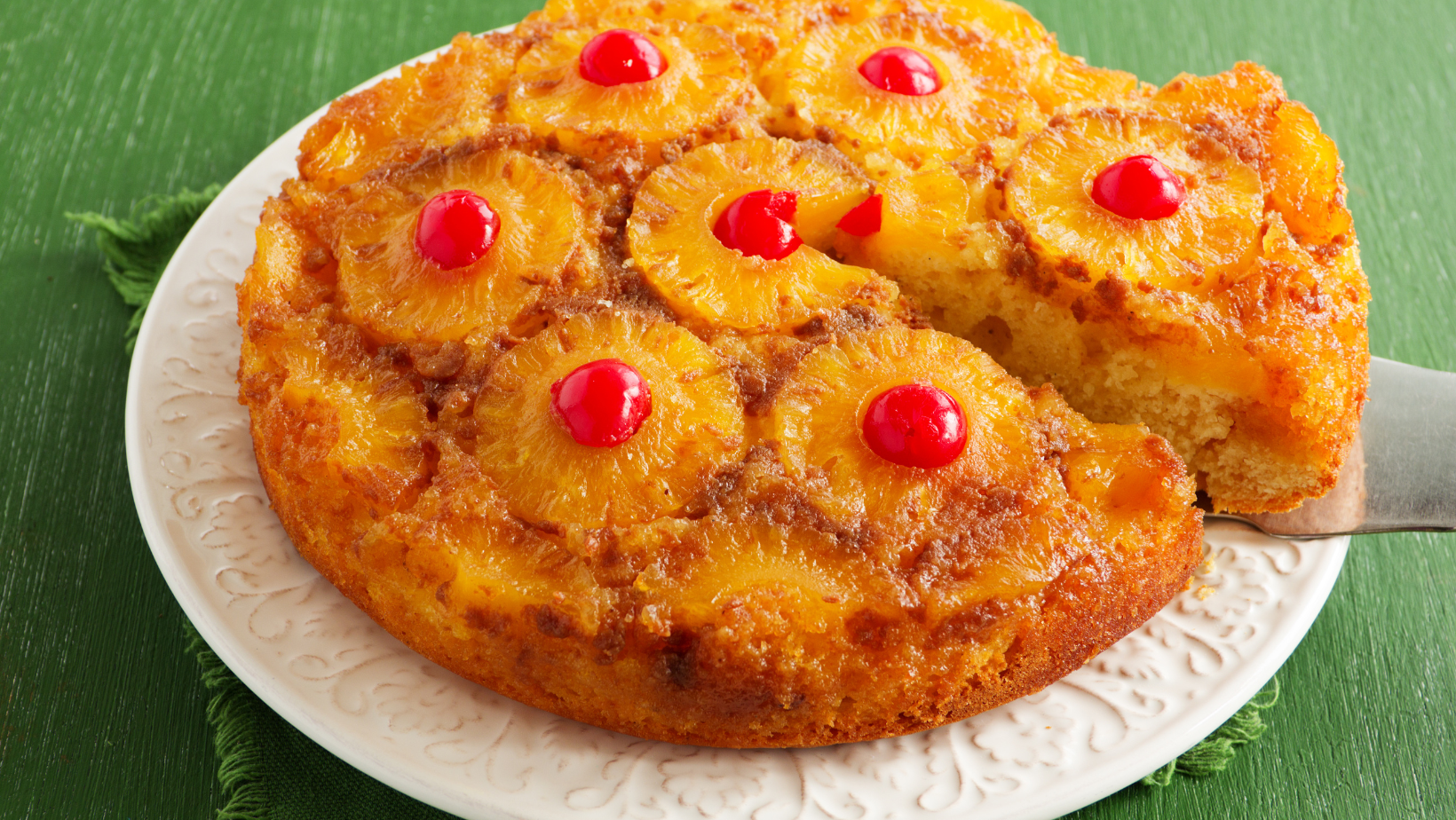 Portuguese Upside Down Pineapple Cake