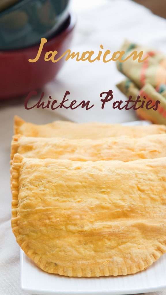 Traditional Jamaican Chicken Patties