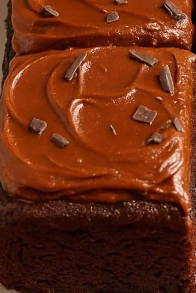 chocolate fudge cake with thick cocoa frosting